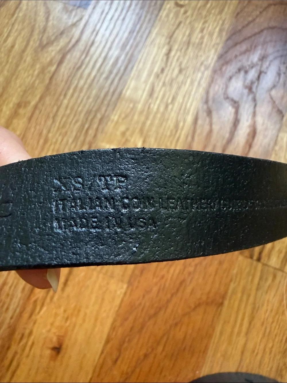 Banana Republic XS black leather belt